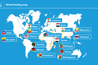 World feeding map