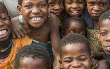 Group of smiling children