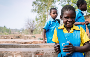 Girl in Malawi with a Mug