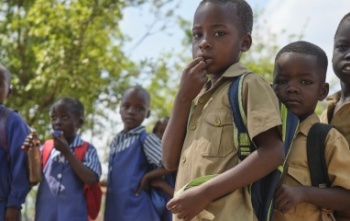 Child waiting for food