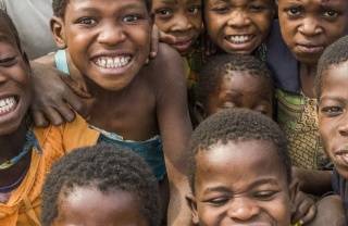Group of smiling children