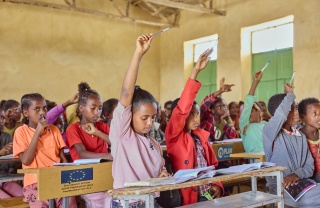 children in school in Ethiopia