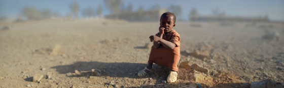 A young boy in Ethiopia
