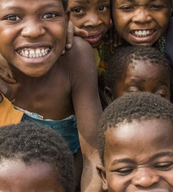 Group of smiling children