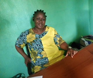 Mrs Wilson, a principal teacher from Liberia. 