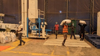 South Sudan warehouse with supplies