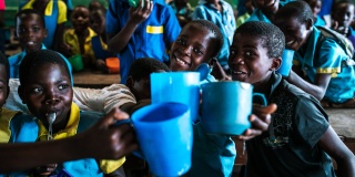 A classroom of children in Malawi