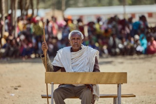 Gendet Primary School Ethiopia community elder