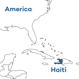 America Haiti Map