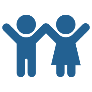 Two children