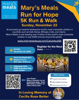 Columbus 5K Flyer