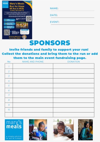 Sponsor Sheet