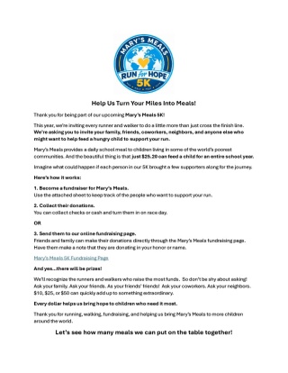 Cover Letter Individual Fundraising